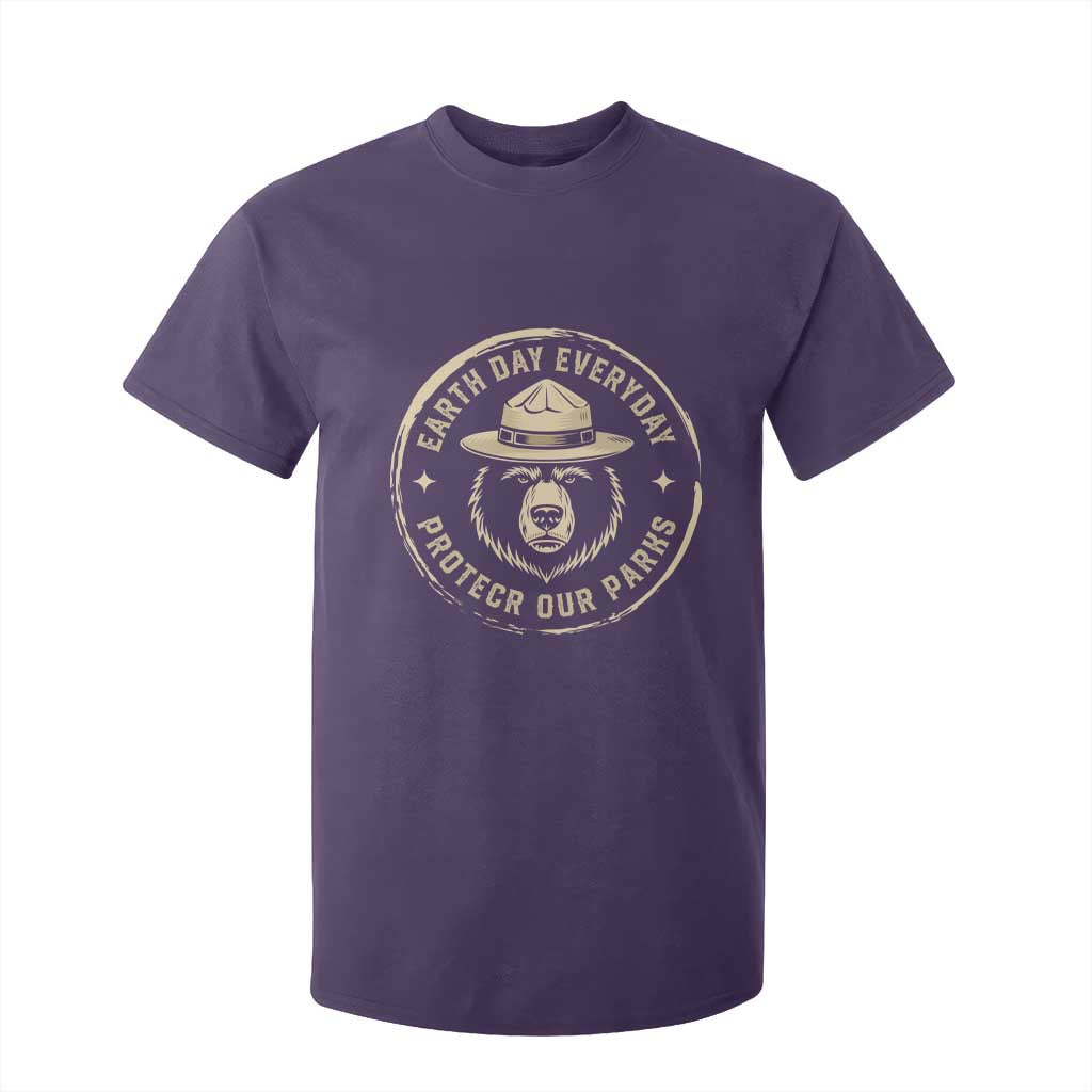 Earth Day Protect Our Parks T Shirt For Kid Vintage Retro Bear