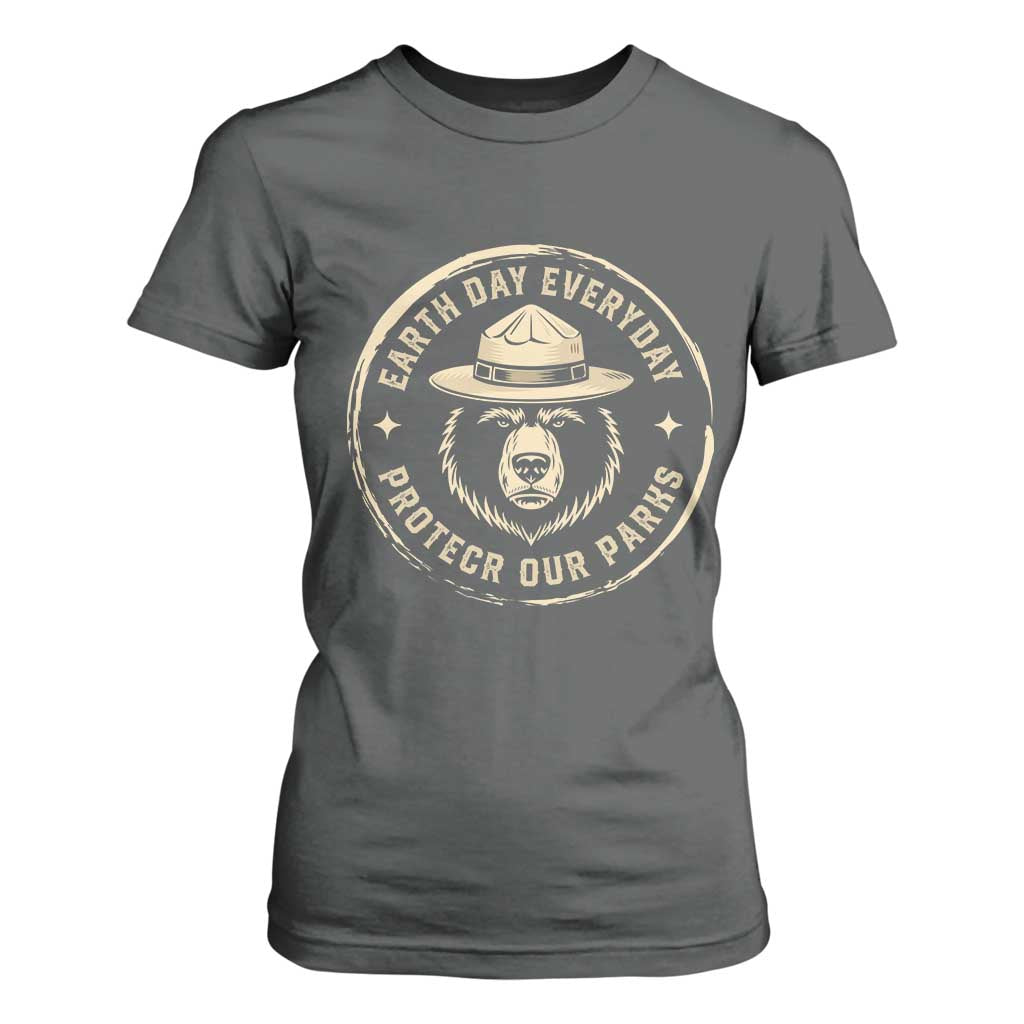 Earth Day Protect Our Parks T Shirt For Women Vintage Retro Bear