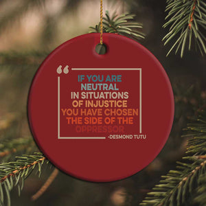 Human Rights Christmas Ornament Feminist Equal Rights Social Justice - African Pride