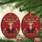 Mexico Christmas Trump Christmas Ornament Feliz Navidad Xmas Funny Trump Santa Ugly Christmas - African Pride