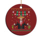 Mexico Christmas Trump Christmas Ornament Feliz Navidad Xmas Funny Trump Santa Ugly Christmas - African Pride