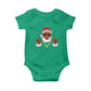 Funny Christmas Santa Baby Onesie Black Hip Hop Santa African American Santa Rapper Fan