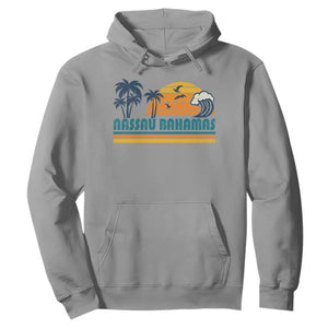 Vintage Nassau Hoodie Bahamas Vacation Beach Summer Retro Sunset - African Pride