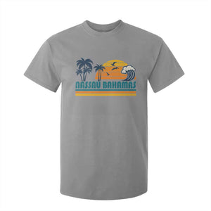 Vintage Nassau T Shirt For Kid Bahamas Vacation Beach Summer Retro Sunset - African Pride