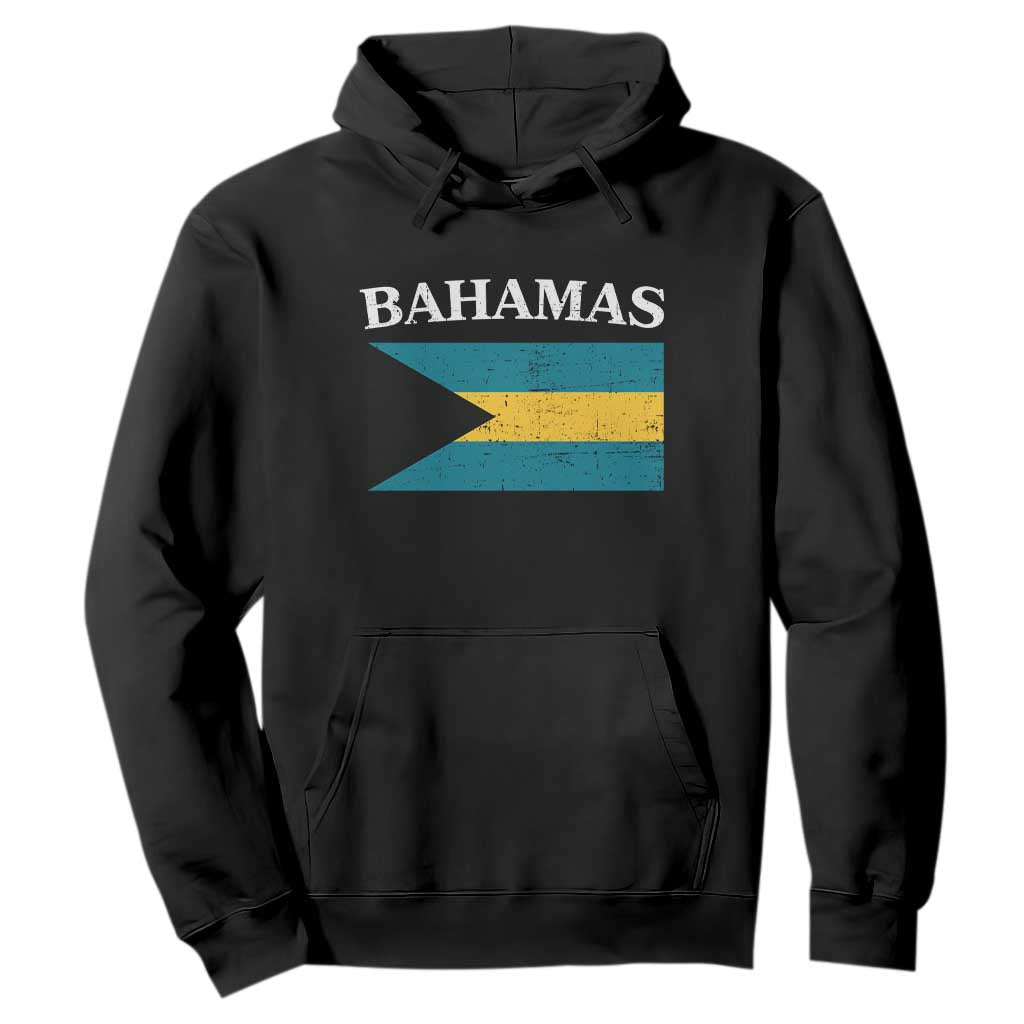 Bahamas Flag Hoodie Retro Vintage Bahamian Gifts - African Pride
