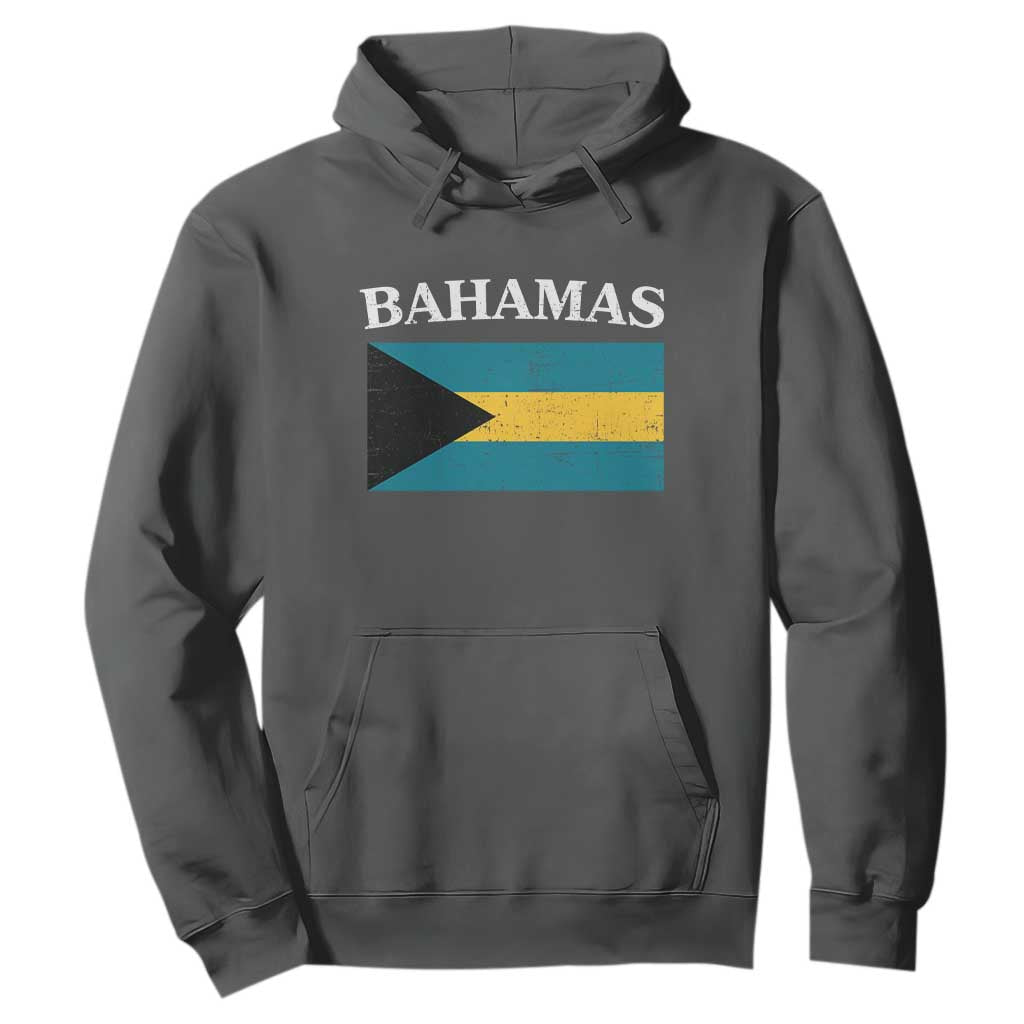 Bahamas Flag Hoodie Retro Vintage Bahamian Gifts - African Pride