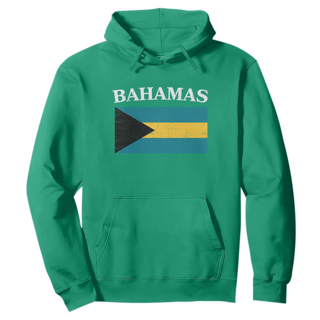 Bahamas Flag Hoodie Retro Vintage Bahamian Gifts - African Pride