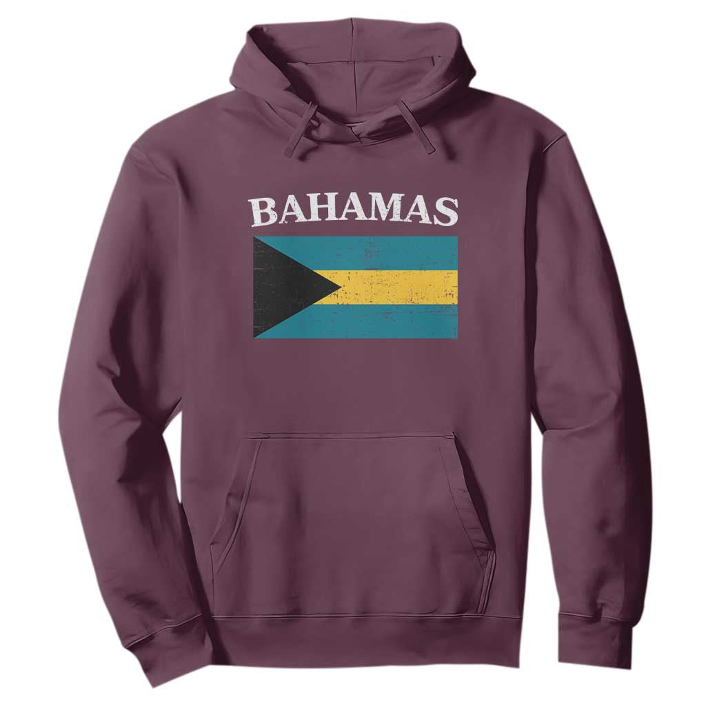 Bahamas Flag Hoodie Retro Vintage Bahamian Gifts - African Pride