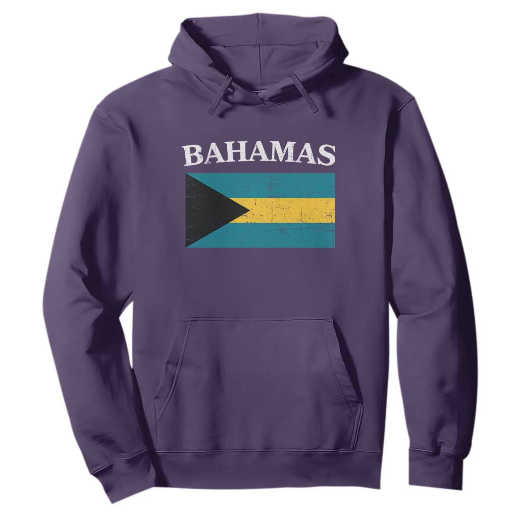 Bahamas Flag Hoodie Retro Vintage Bahamian Gifts - African Pride