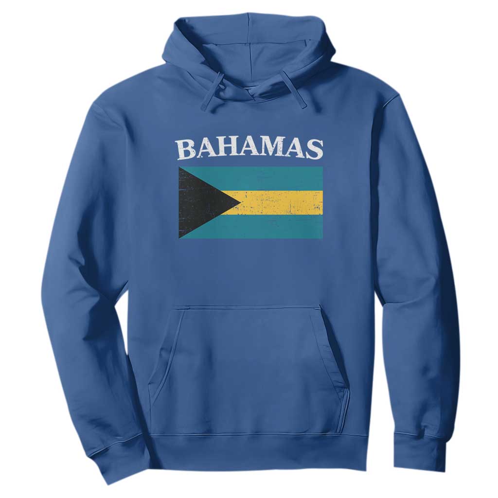 Bahamas Flag Hoodie Retro Vintage Bahamian Gifts - African Pride