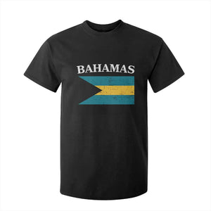 Bahamas Flag T Shirt For Kid Retro Vintage Bahamian Gifts - African Pride