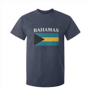 Bahamas Flag T Shirt For Kid Retro Vintage Bahamian Gifts - African Pride