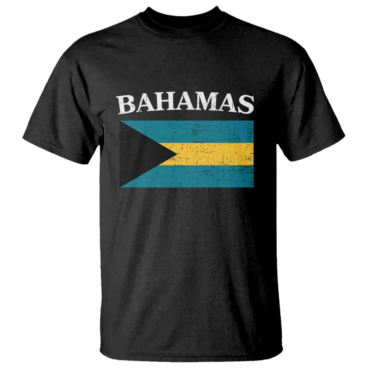 Bahamas Flag T Shirt Retro Vintage Bahamian Gifts - African Pride
