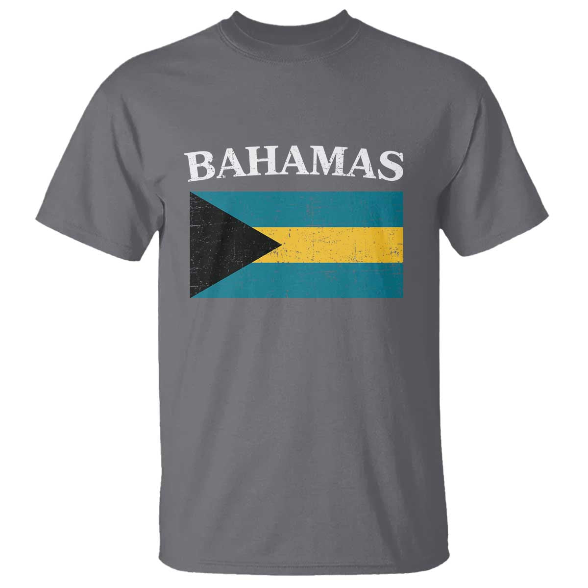 Bahamas Flag T Shirt Retro Vintage Bahamian Gifts - African Pride
