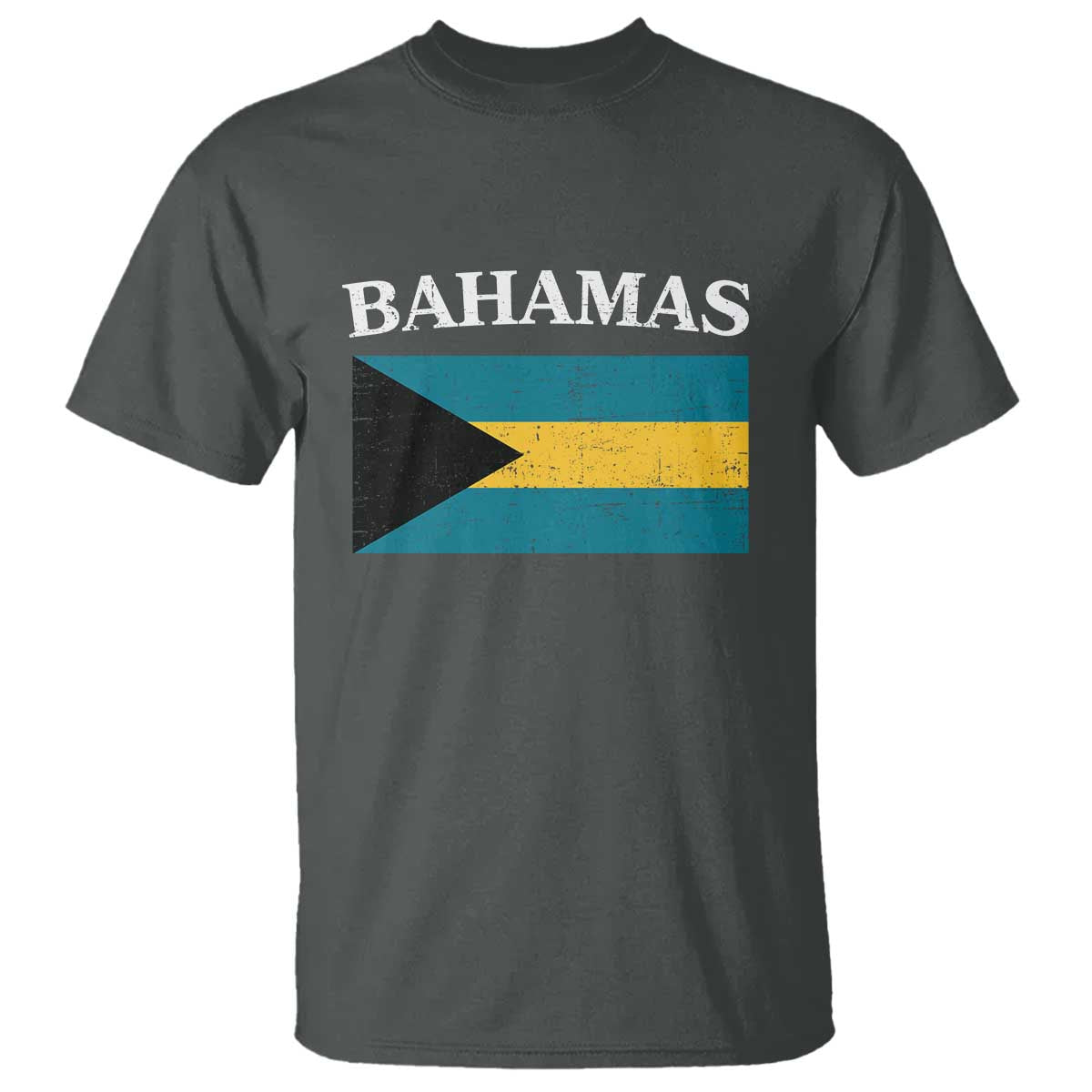Bahamas Flag T Shirt Retro Vintage Bahamian Gifts - African Pride