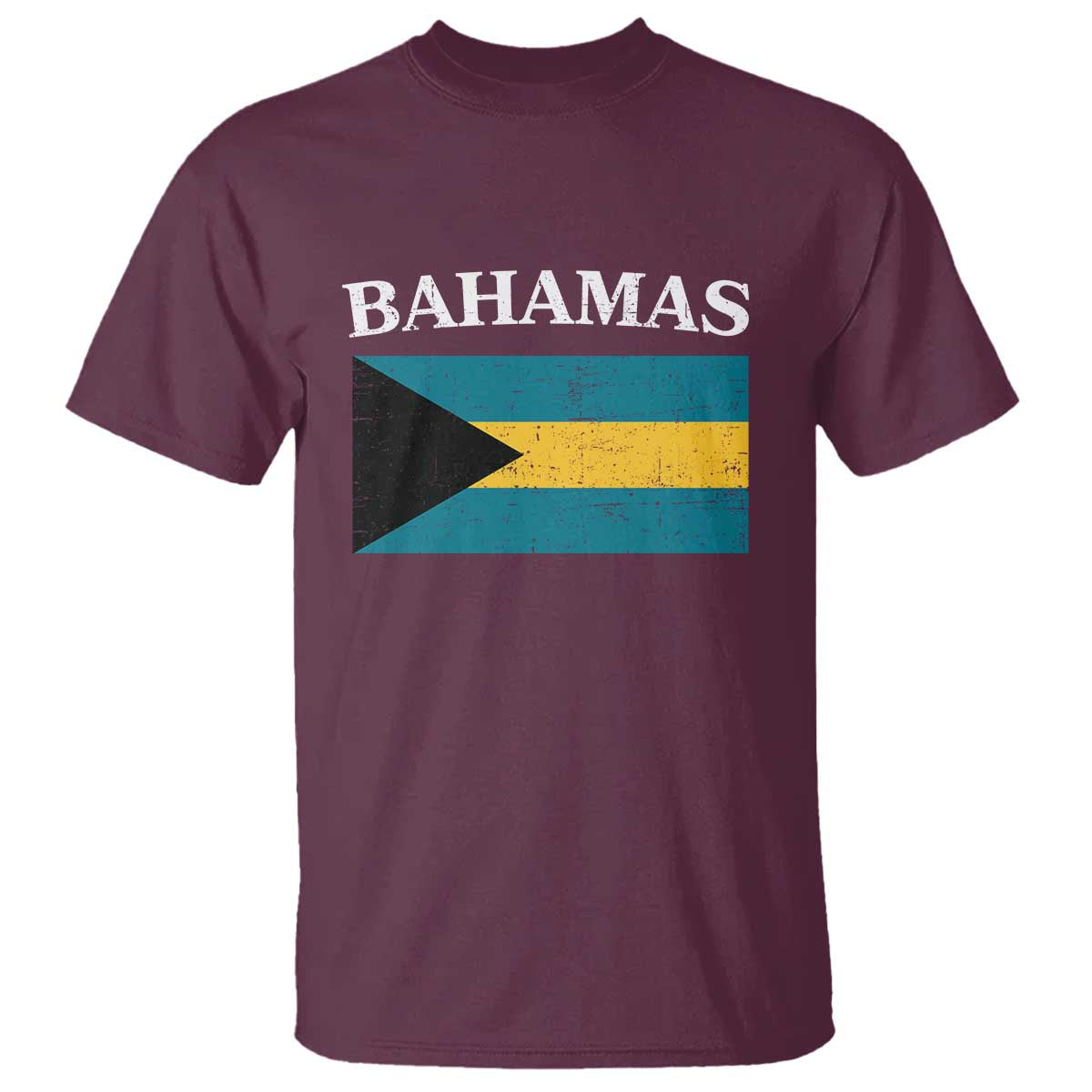 Bahamas Flag T Shirt Retro Vintage Bahamian Gifts - African Pride