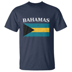 Bahamas Flag T Shirt Retro Vintage Bahamian Gifts - African Pride