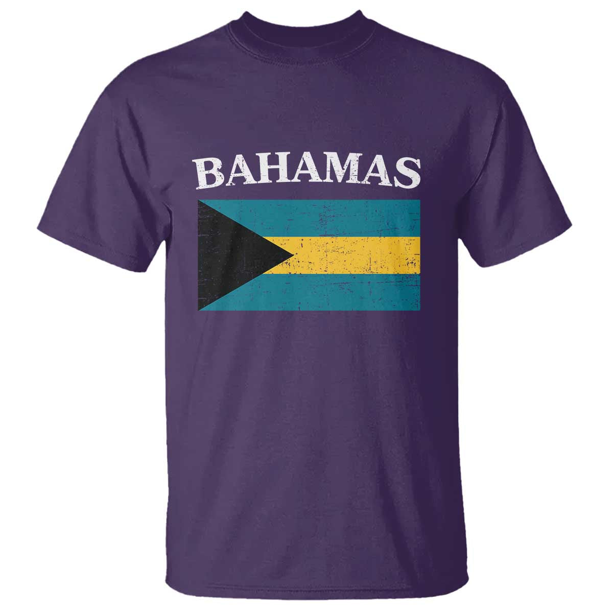 Bahamas Flag T Shirt Retro Vintage Bahamian Gifts - African Pride