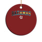 Bahamas Flag Christmas Ornament Caribbean Hibiscus Flower Beach Summer Vacation - African Pride
