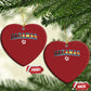 Bahamas Flag Christmas Ornament Caribbean Hibiscus Flower Beach Summer Vacation - African Pride