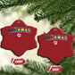 Bahamas Flag Christmas Ornament Caribbean Hibiscus Flower Beach Summer Vacation - African Pride