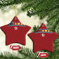 Bahamas Flag Christmas Ornament Caribbean Hibiscus Flower Beach Summer Vacation - African Pride