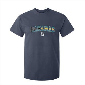 Bahamas Flag T Shirt For Kid Caribbean Hibiscus Flower Beach Summer Vacation - African Pride