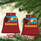 Bahamas Flag Christmas Ornament Tropical Island Palm Trees Bahamian Gifts - African Pride