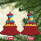 Bahamas Flag Christmas Ornament Tropical Island Palm Trees Bahamian Gifts - African Pride