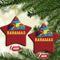 Bahamas Flag Christmas Ornament Tropical Island Palm Trees Bahamian Gifts - African Pride