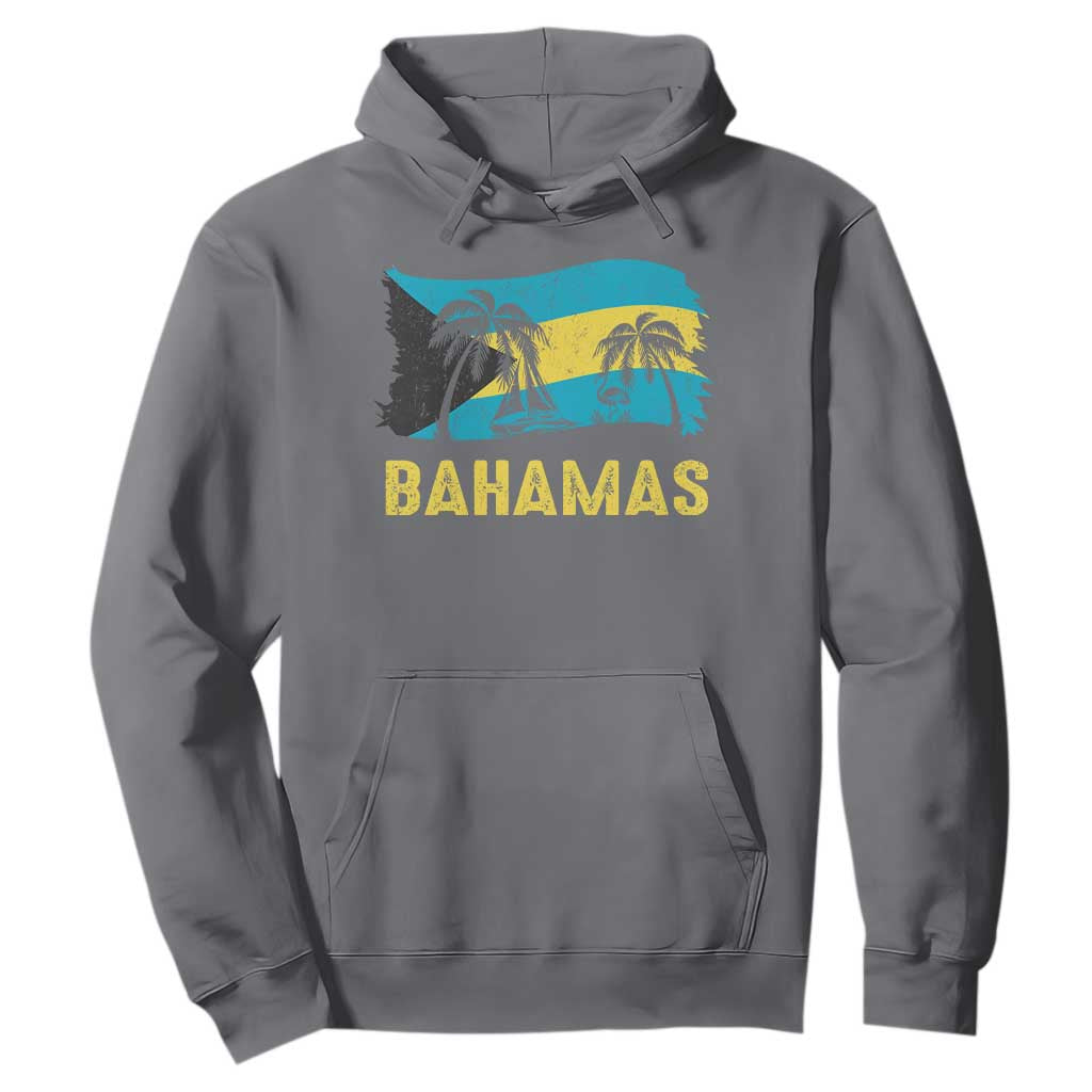 Bahamas Flag Hoodie Tropical Island Palm Trees Bahamian Gifts - African Pride