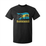 Bahamas Flag T Shirt For Kid Tropical Island Palm Trees Bahamian Gifts - African Pride