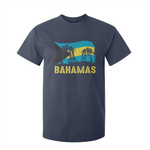 Bahamas Flag T Shirt For Kid Tropical Island Palm Trees Bahamian Gifts - African Pride