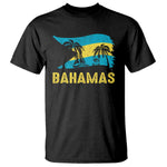 Bahamas Flag T Shirt Tropical Island Palm Trees Bahamian Gifts - African Pride