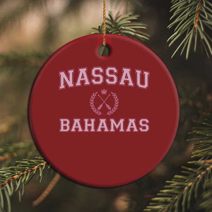 Nassau Souvenir Christmas Ornament Bahamas Rowing Summer Vacation Girls Trip - African Pride