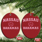 Nassau Souvenir Christmas Ornament Bahamas Rowing Summer Vacation Girls Trip - African Pride