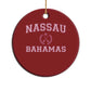 Nassau Souvenir Christmas Ornament Bahamas Rowing Summer Vacation Girls Trip - African Pride