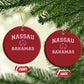 Nassau Souvenir Christmas Ornament Bahamas Rowing Summer Vacation Girls Trip - African Pride
