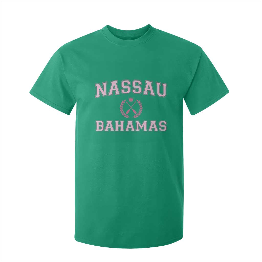 Nassau Souvenir T Shirt For Kid Bahamas Rowing Summer Vacation Girls Trip - African Pride