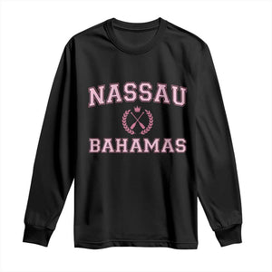 Nassau Souvenir Long Sleeve Shirt Bahamas Rowing Summer Vacation Girls Trip - African Pride