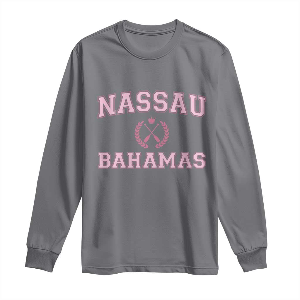 Nassau Souvenir Long Sleeve Shirt Bahamas Rowing Summer Vacation Girls Trip - African Pride