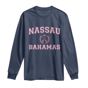 Nassau Souvenir Long Sleeve Shirt Bahamas Rowing Summer Vacation Girls Trip - African Pride