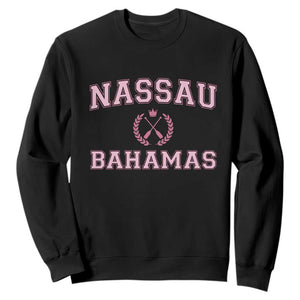 Nassau Souvenir Sweatshirt Bahamas Rowing Summer Vacation Girls Trip - African Pride