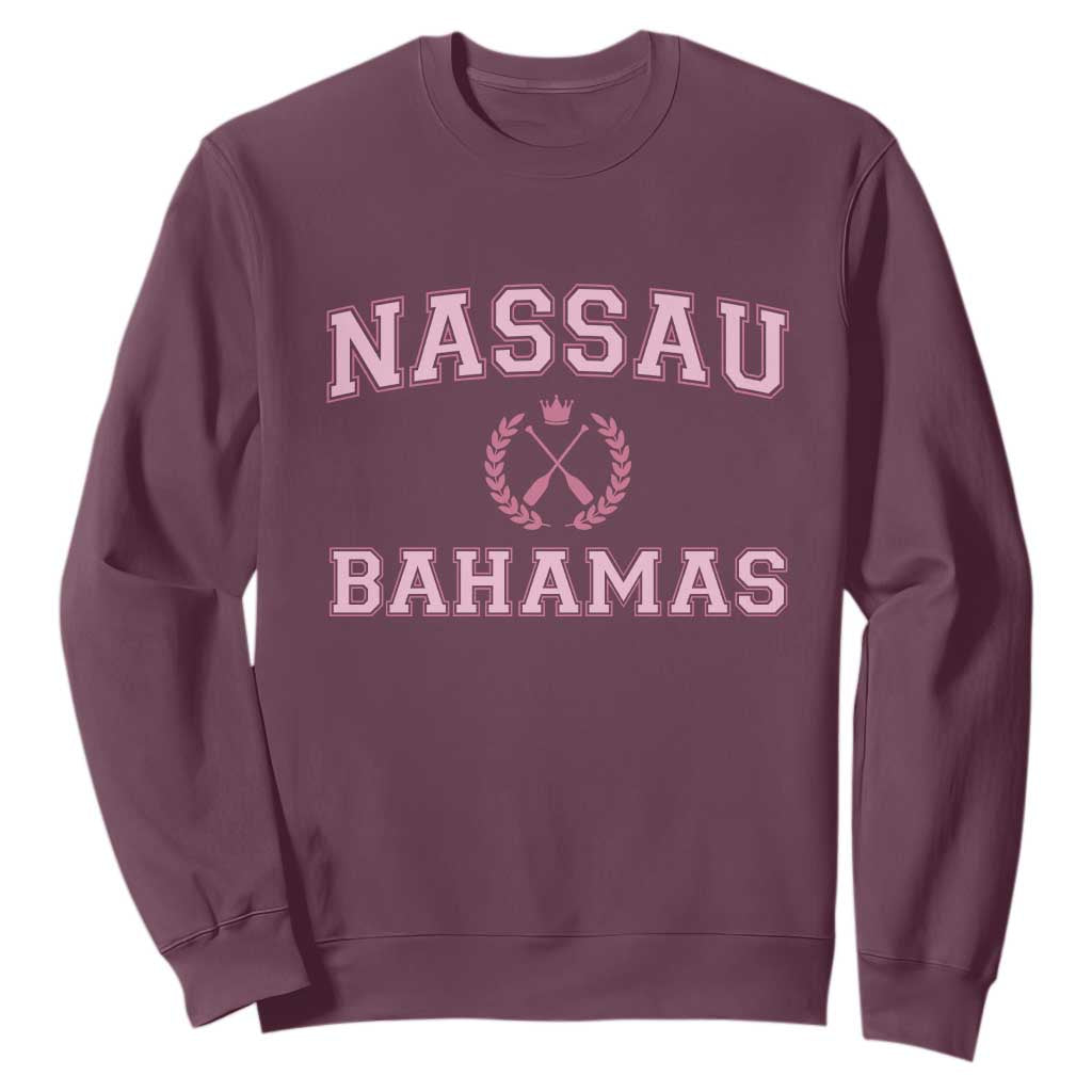Nassau Souvenir Sweatshirt Bahamas Rowing Summer Vacation Girls Trip - African Pride