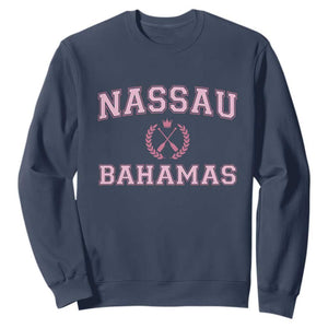 Nassau Souvenir Sweatshirt Bahamas Rowing Summer Vacation Girls Trip - African Pride