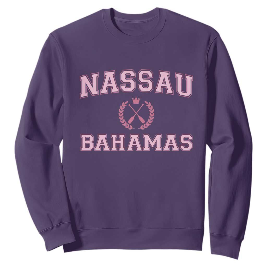 Nassau Souvenir Sweatshirt Bahamas Rowing Summer Vacation Girls Trip - African Pride