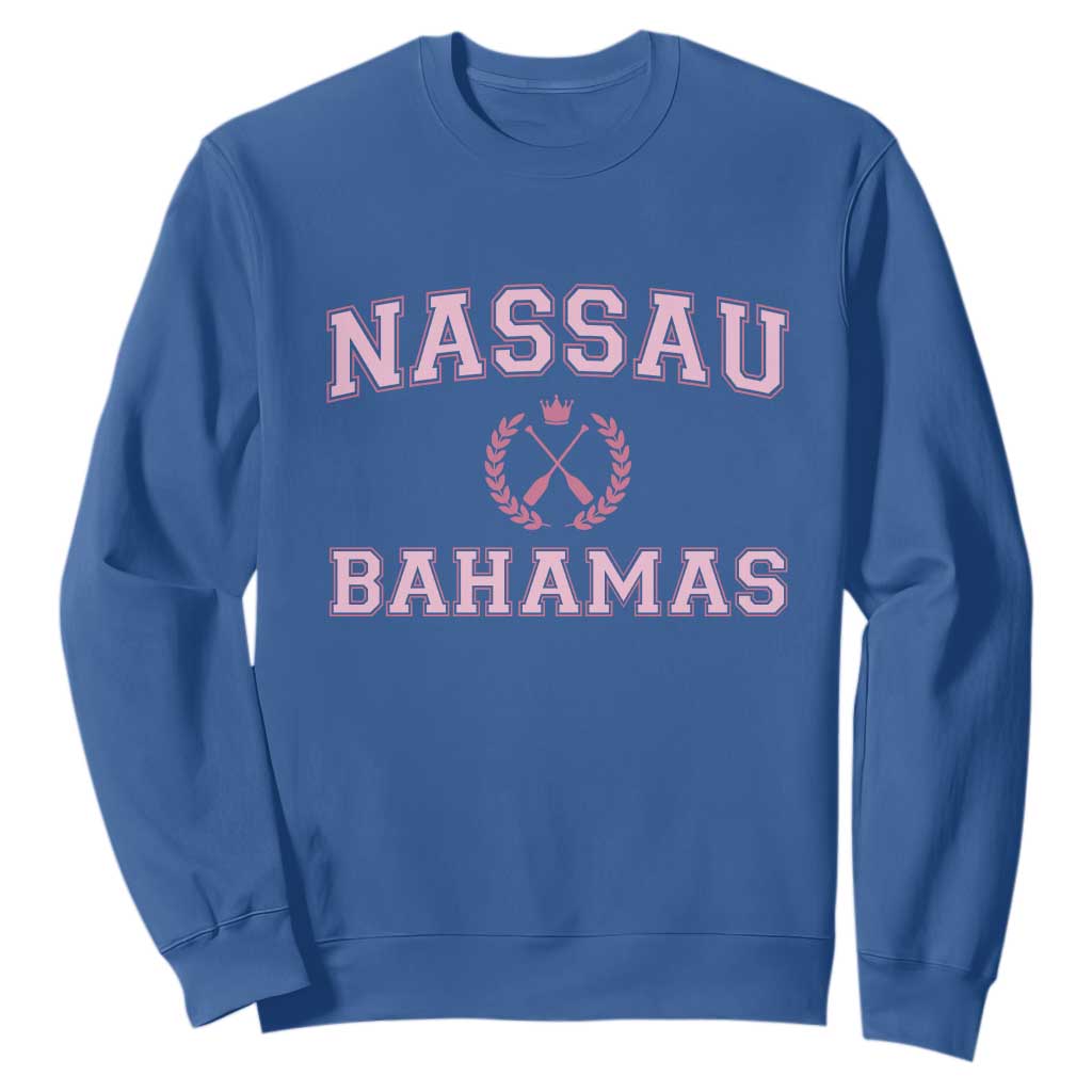 Nassau Souvenir Sweatshirt Bahamas Rowing Summer Vacation Girls Trip - African Pride