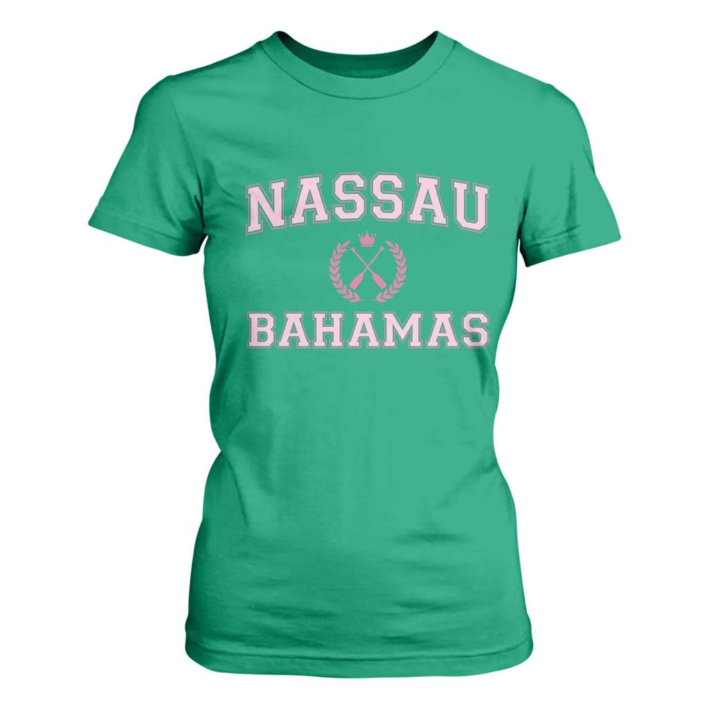 Nassau Souvenir T Shirt For Women Bahamas Rowing Summer Vacation Girls Trip - African Pride