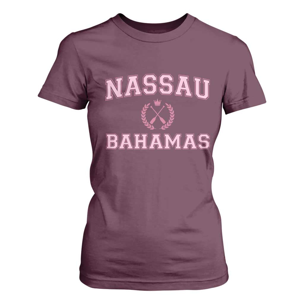 Nassau Souvenir T Shirt For Women Bahamas Rowing Summer Vacation Girls Trip - African Pride