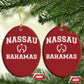 Nassau Souvenir Christmas Ornament Bahamas Rowing Beach Summer Vacation - African Pride